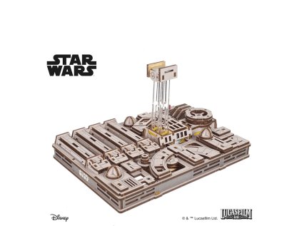 Ugears 3D drevená mechanická skladačka Star Wars Luke Skywalker X-Wing stíhačka