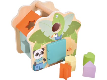 small foot Drevená vkladačka Priatelia z džungle