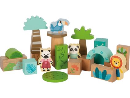 small foot Stavebnice Priatelia z džungle