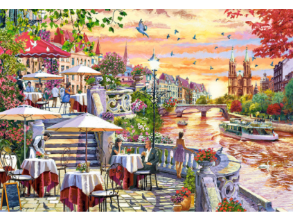puzzle romantika ve meste 1000 dilku 190739