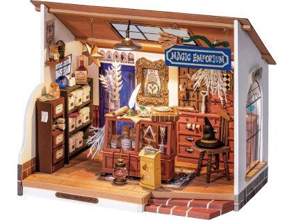 ROBOTIME Rolife DIY House: Kouzelný obchod čarodějky Kiki s LED osvětlením