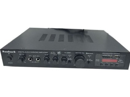 Zosilňovač, rádio, bluetooth, prehrávač MP3 Sunbuck AV-298BT