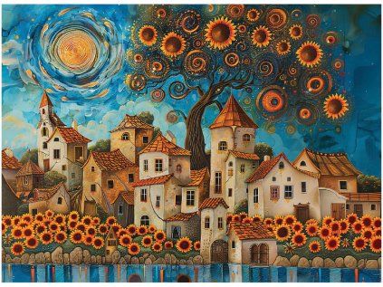puzzle slunecnice 1000 dilku 233785
