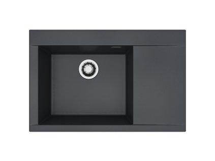 PURE-G 70 L černý A90 + QC sifon_algranit