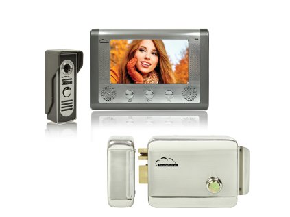 Súprava videomagnetofónov SilverCloud House 715 so 7-palcovým LCD displejom a elektromagnetickou Yala SilverCloud YR300