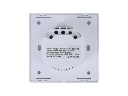 Inteligentný vypínač pre ventilátor PNI SafeHome PT131V dotykový, WiFi, 400W, ovládanie cez internet, mobilná aplikácia Tuya Smart, integrácia do scenárov a inteligentná automatizácia s ďalšími kompat