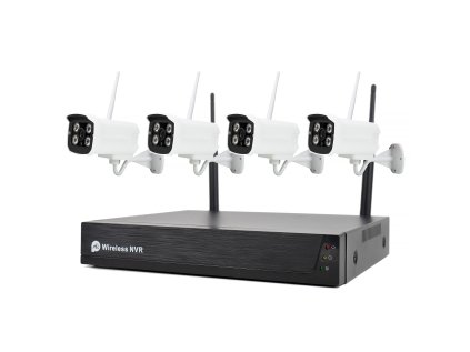 Súprava na sledovanie videa PNI House WiFi502T so 4 kamerami 2 MP 1080P, diaľkové ovládanie prostredníctvom aplikácie Tuya Smart