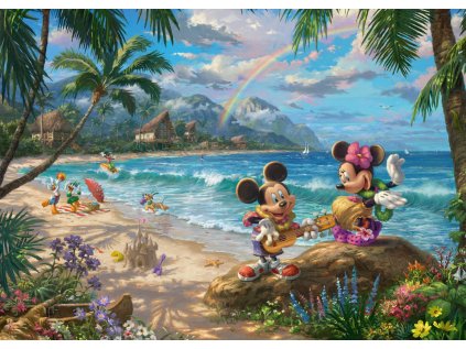 SCHMIDT Puzzle Minnie a Mickey na Hawaii 1000 dílků