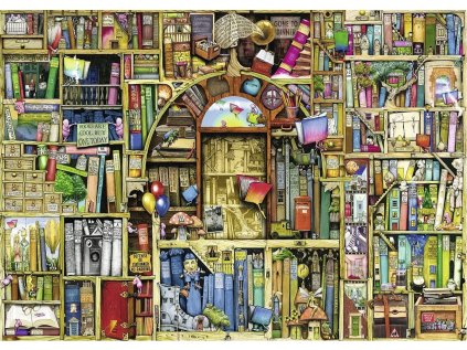 RAVENSBURGER Puzzle Bizarní knihovna 2, 1000 dílků