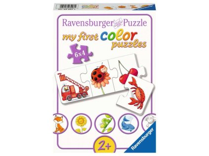 RAVENSBURGER Moje první puzzle Barvy 6x4 dílky