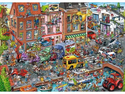 RAVENSBURGER Puzzle Ray's Comic - Moderní doba  1000 dílků