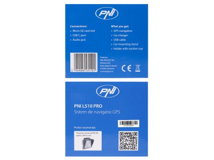 GPS navigačný systém PNI L510 PRO 5 palcový displej, 800 MHz, 256 MB DDR2, 8 GB interná pamäť, FM vysielač