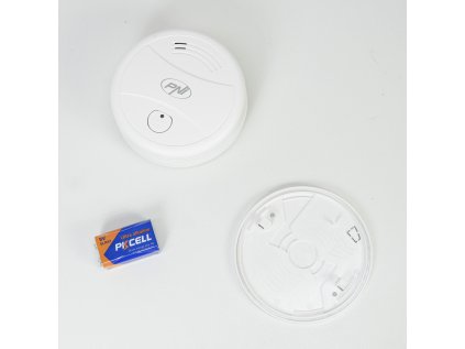 Dymový senzor PNI A024 s Wi-Fi, ovládanie z aplikácie Tuya Smart, napájanie 9V batériou, 85dB, zvukový a vizuálny alarm, tichý alarm