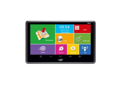 GPS navigačný systém + DVR PNI S916 PRO 7-palcový displej s Androidom 6.0, 16 GB pamäť, 1 GB DDR3 RAM