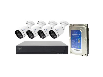 POE PNI House IPMAX PoE 5 video monitorovací balík, NVR, 4 5MP IP kamery a PNI SafeHouse 1TB HDD v cene