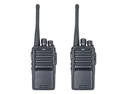 Súprava 2 prenosných rádiostaníc PNI PMR R15 0,5W, 16 programovateľných kanálov, 16 PMR a 50 CTCSS a 104 DCS tónov, ASQ, TOT, monitor, programovateľné, 1200mAh batéria