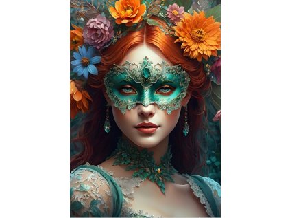 BLUEBIRD Puzzle Karnevalová kráska 1000 dílků