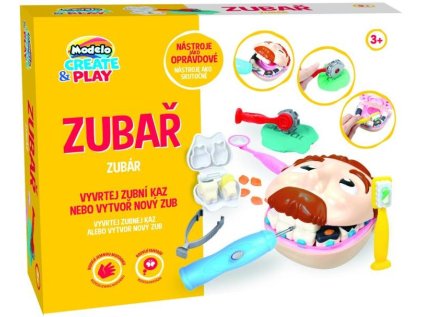 MAC TOYS Veselá modelína: Zubař