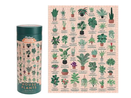 RIDLEY'S GAMES Puzzle Pokojové rostliny 1000 dílků