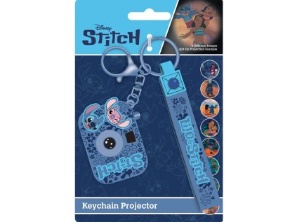 ALLTOYS Přívěsek na klíče s projektorem Lilo a Stitch