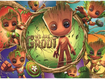 RAVENSBURGER Puzzle Marvel: Groot XXL 100 dílků