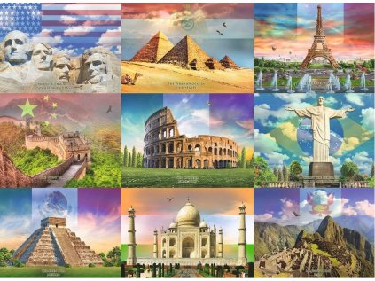 RAVENSBURGER Puzzle Světové památky XXL 200 dílků