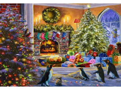 BLUEBIRD Puzzle Kouzelný pohled na Vánoce 500 dílků