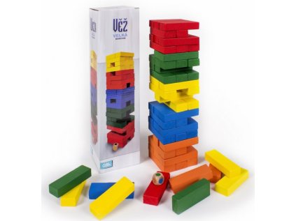 ALBI Velká věž barevná s kostkou