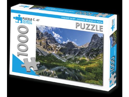 TOURIST EDITION Puzzle Vysoké Tatry, Dolina Zeleného plesa 1000 dílků (č.47)