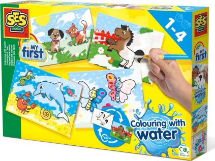 SES Moje první malování štětcem a vodou - zvířátka