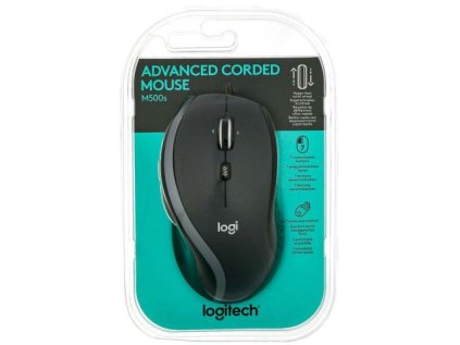 Logitech Mouse Wired M500s Black EU (910-005784)