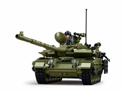 Sluban Model Bricks M38-B1377 Tank T-90M-S v mierke 1:35