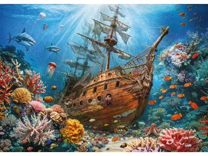 CHERRY PAZZI Puzzle Potopený poklad 1000 dílků