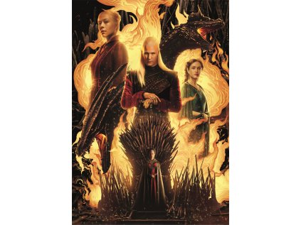 CLEMENTONI Puzzle Hra o trůny: Rod Draka 500 dílků