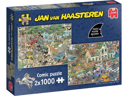 JUMBO Puzzle JvH Safari a Bouře 2x1000 dílků