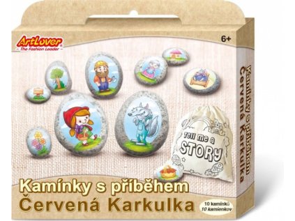ARTLOVER Kamínky s příběhem - Červená Karkulka