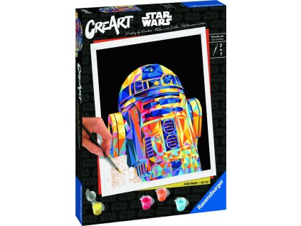 RAVENSBURGER CreArt Malování podle čísel: Star Wars: R2-D2