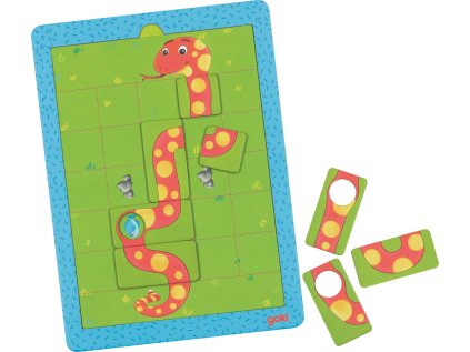 GOKI Magnetický hlavolam Hladový had