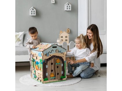 BusyKids Activity board Domček DINO