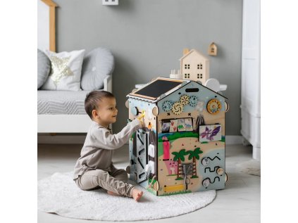 BusyKids Activity board Domček DINO