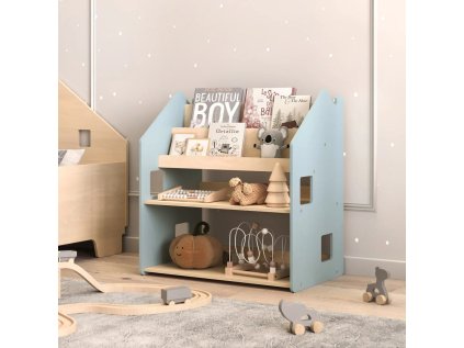 BusyKids Police na hračky a knihy modrá