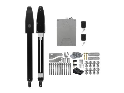 Automatická súprava pre otočnú bránu PNI MAB340S s 2 motormi, diaľkovými ovládačmi a ovládacím panelom, dĺžka brány 2 x 3 m, maximálna hmotnosť brány 600 kg s obmedzovačom