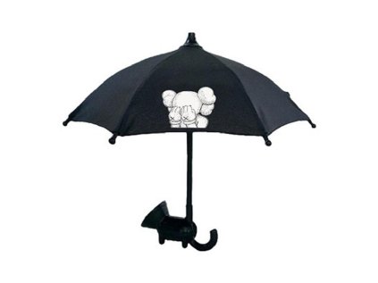 Dáždnik pre telefón s prísavkou Klaun Black