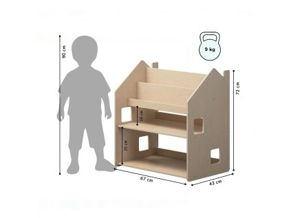 BusyKids Police na hračky a knihy