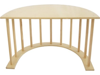 CHIPOLINO Dřevěný žebřík, houpačka a stoleček 3v1