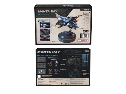 RoboTime 3D mechanická skladačka Manta Ray