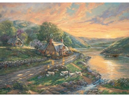 SCHMIDT Puzzle Svítání v Emerald Valley 1000 dílků