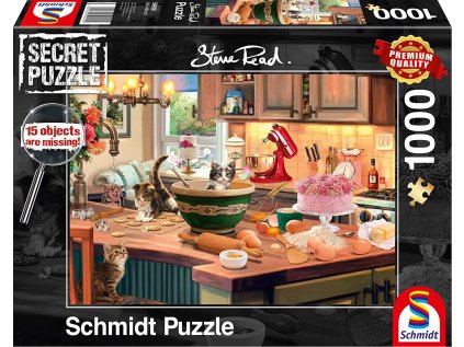 SCHMIDT Secret puzzle Na kuchyňském stole 1000 dílků