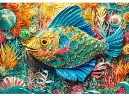 puzzle ryba 1000 dilku 224218