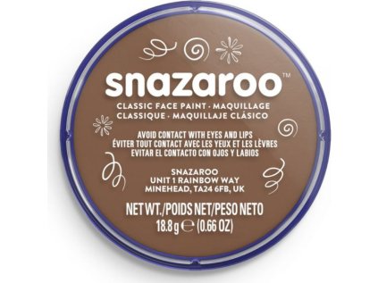 SNAZAROO Barva na obličej Béžově hnědá (Beige Brown) 18ml